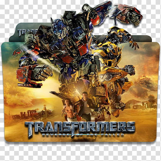 Transformers Movie Collection Folder Icon Pack, Transformers II Revenge of the Fallen transparent background PNG clipart
