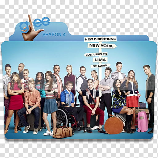 Glee Serie Folders, GLEE SEASON  FOLDER icon transparent background PNG clipart