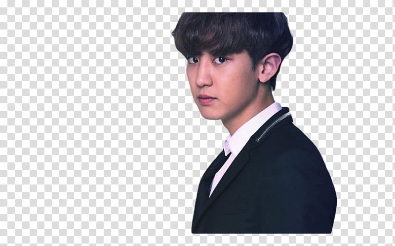 Chanyeol EXO NEXT DOOR, man wearing black blazer transparent background PNG clipart
