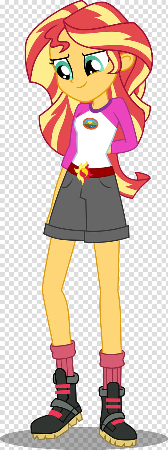 Sunset Shimmer, female anime character illustration transparent background PNG clipart