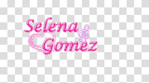 Texto Selena Gomez transparent background PNG clipart thumbnail