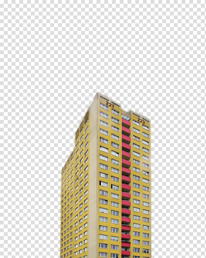 yellow tower block skyscraper condominium architecture, Line, Building, City, Rectangle, Beige transparent background PNG clipart