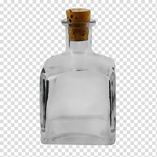 glass bottle bottle glass barware drinkware, Watercolor, Paint, Wet Ink, Tableware, Bottle Stopper Saver transparent background PNG clipart