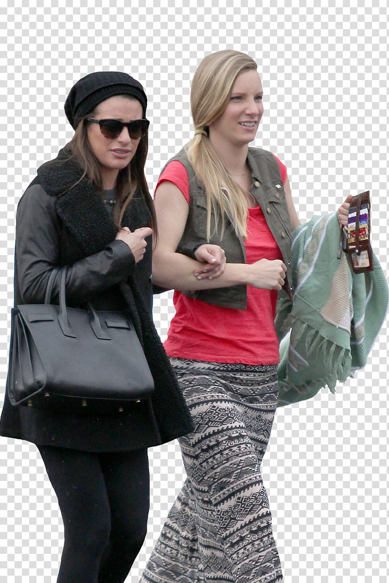 Heather M y Lea Michele S,  transparent background PNG clipart