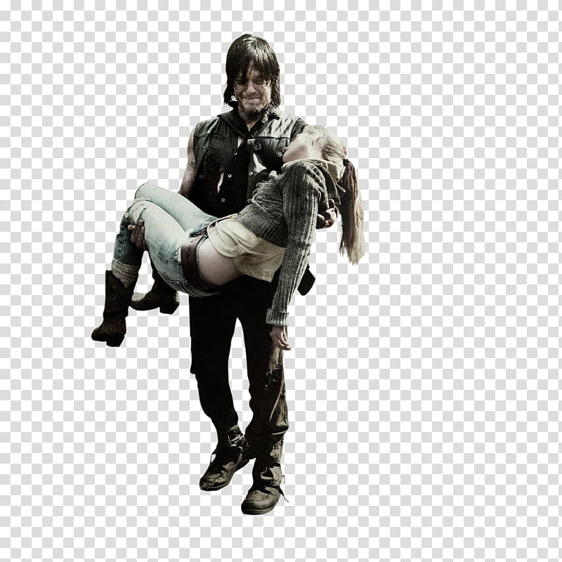 The Walking Dead , Norman Reedus as The Walking Dead Daryl Dixon transparent background PNG clipart