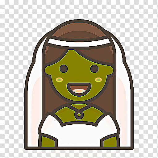 Emoji, Bride, Religious Veils, Cartoon transparent background PNG clipart
