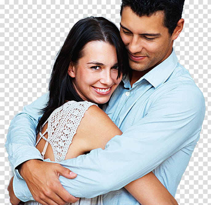 Couples, smiling woman hugging man transparent background PNG clipart
