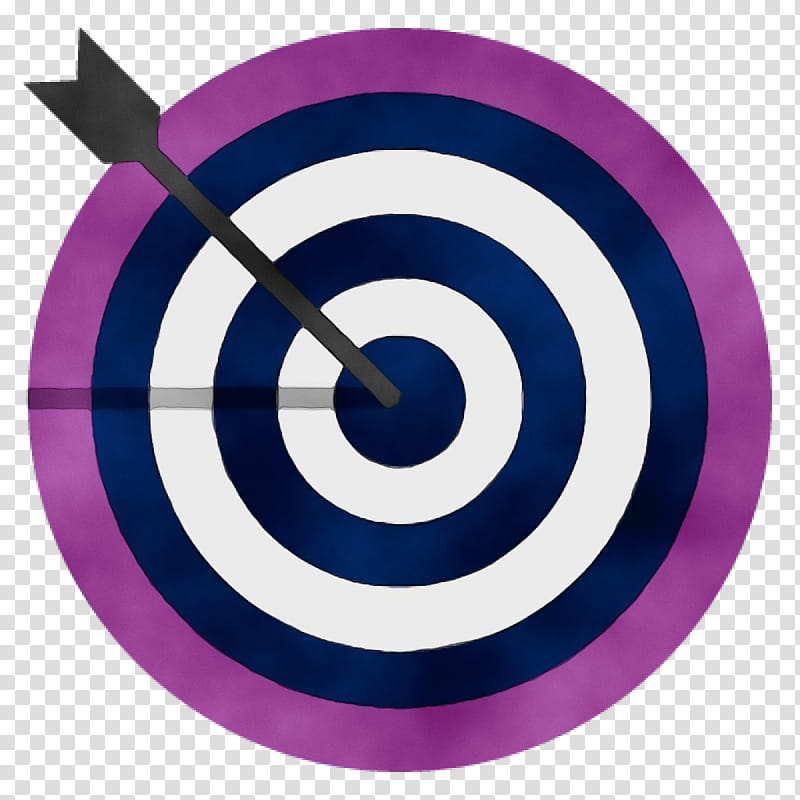 Circle Background Arrow, Watercolor, Paint, Wet Ink, Target Archery, Purple, Spiral, Fahrenheit transparent background PNG clipart