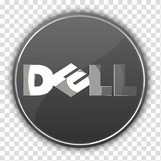 Dell Icon in  Colors, Dell Icon  grey transparent background PNG clipart