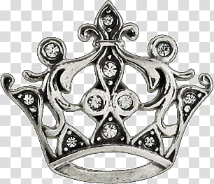 silver-colored crown art transparent background PNG clipart