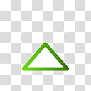 Oxygen Refit, view-sort-ascending, green triangle icon transparent background PNG clipart