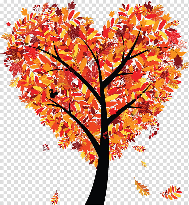 Flowers, Tree, Wall Decal, Thanksgiving, Heart, Autumn, Wood, Leaf transparent background PNG clipart