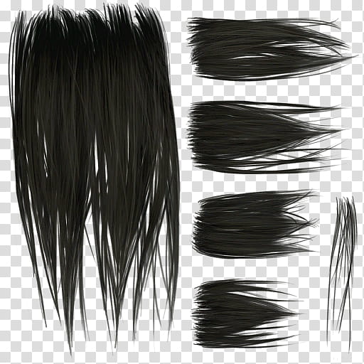 Human Chesire, black hair strands illustrations transparent background PNG clipart