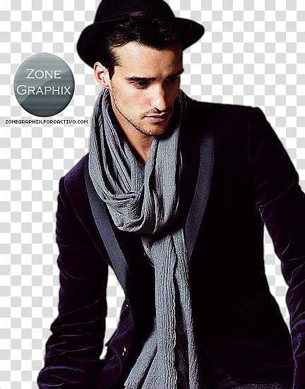 nab wearing gray scarf transparent background PNG clipart