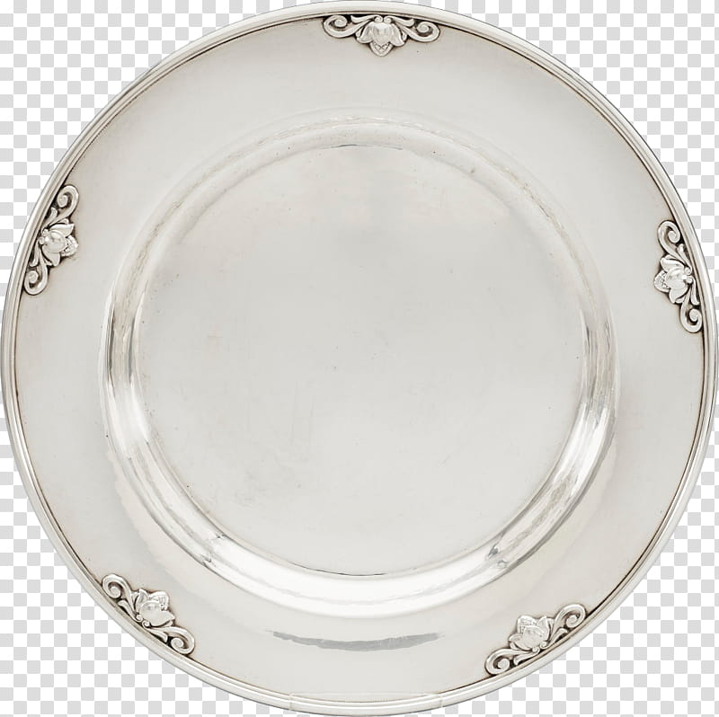 Silver, Plate, Platter, Tableware, Dishware, Dinnerware Set, Serveware transparent background PNG clipart