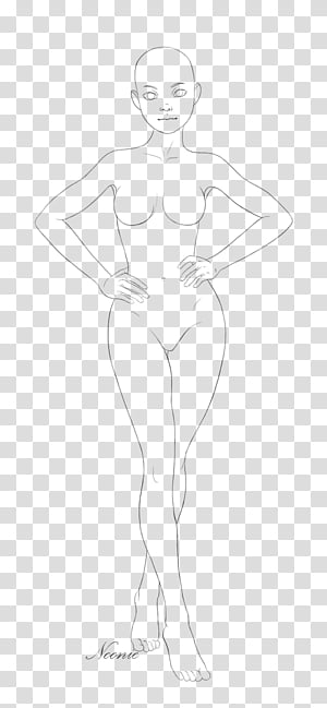 Free download, FU Base Pose , human body outline transparent background PNG  clipart