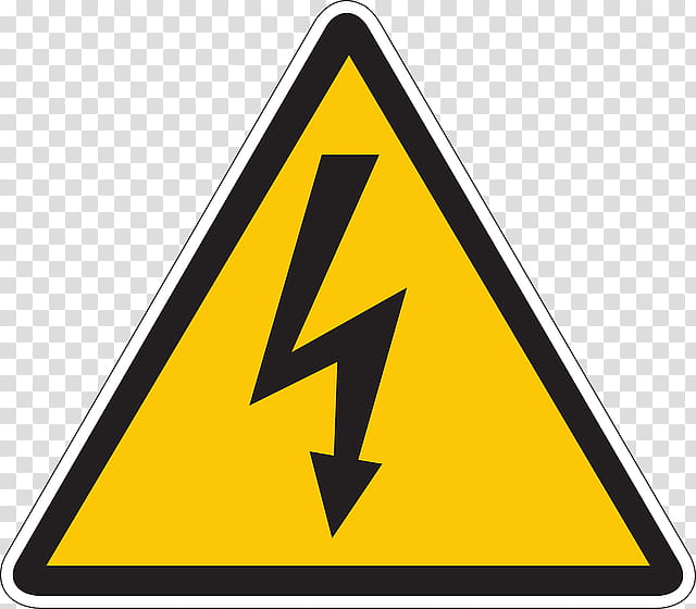 Electricity Symbol, High Voltage, Sign, Warning Sign, Residualcurrent Device, Safety, Circuit Breaker, Arc Flash transparent background PNG clipart