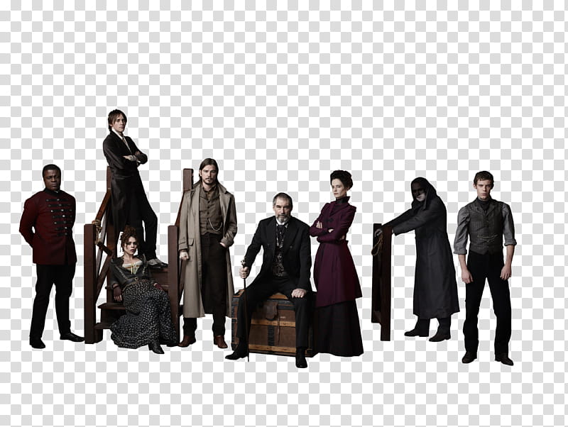 Penny Dreadful , group of person on focus graphy transparent background PNG clipart