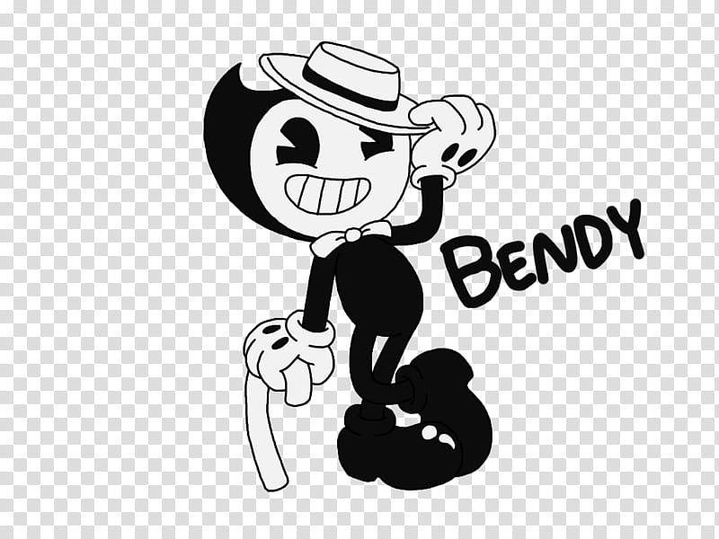 Bendy And The Ink Machine, Artist, Video Games, Logo, Black White M, Thumb, Dancing Demon, Human transparent background PNG clipart