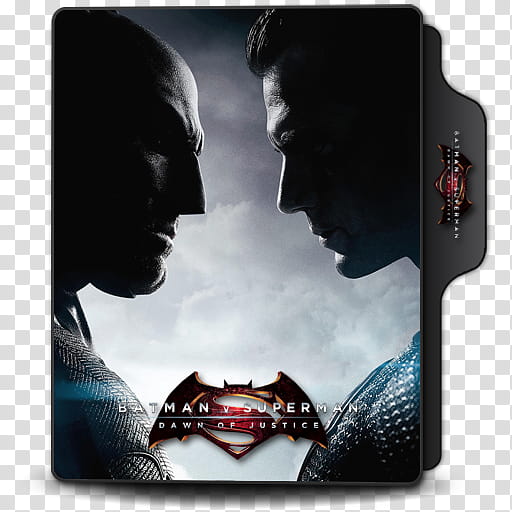 B vs S Dawn of Justice  Folder Icons, Batman vs. Superman, Dawn of Justice v transparent background PNG clipart