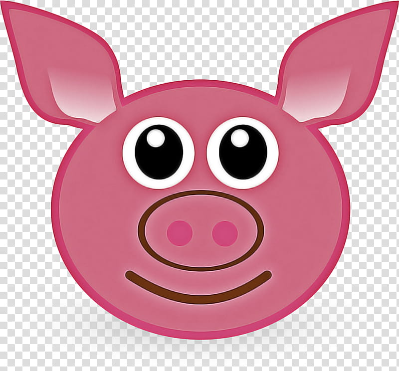 Smiley Face, Pig, Cartoon, Piggy Bank, Piglet, Drawing, Cuteness, Humour transparent background PNG clipart