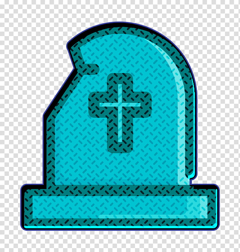 cemetery icon gravestone icon graveyard icon, Rip Icon, Tombstone Icon, Turquoise, Cross, Symbol transparent background PNG clipart