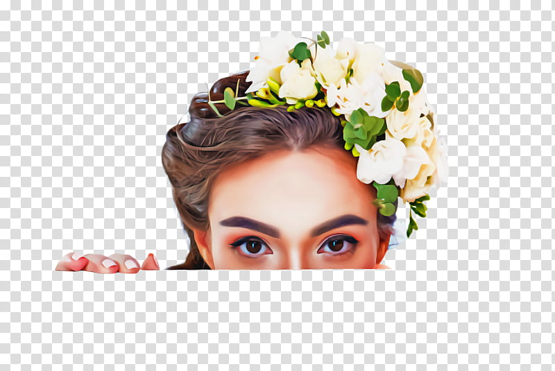 face head beauty nose headpiece, Forehead, Hair Accessory, Headgear, Flower, Plant transparent background PNG clipart