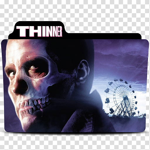 Stephen King Thinner Folder Icon transparent background PNG clipart