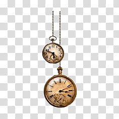 round black and brown analog pocket watch illustration transparent background PNG clipart