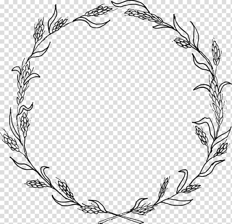 Flower Line Art, Wreath, Laurel Wreath, Floral Design, Drawing, Bay Laurel, Leaf, Twig transparent background PNG clipart