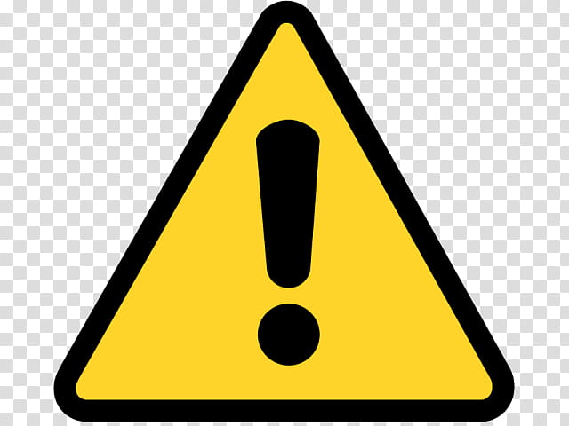 Warning Sign Yellow, Traffic Sign, Symbol, Hazard Symbol, Triangle, Line, Area, Signage transparent background PNG clipart