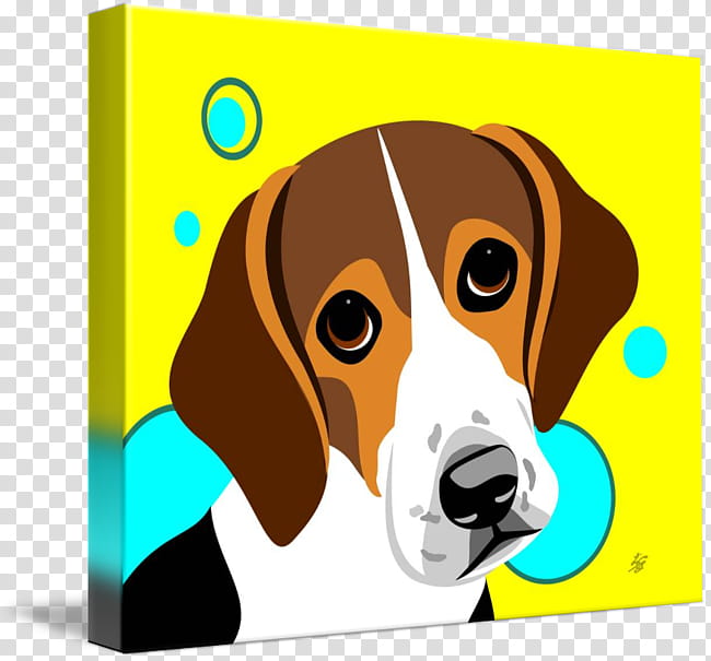 Poster, Beagle, Harrier, Puppy, Treeing Walker Coonhound, Painting, Companion Dog, Canvas transparent background PNG clipart