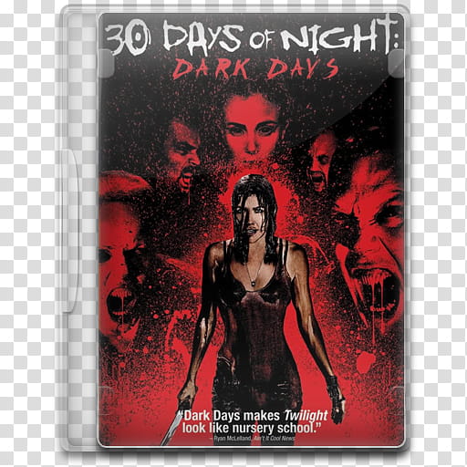Movie Icon ,  Days of Night, Dark Days,  Days of Night: Dark Days DVD case transparent background PNG clipart