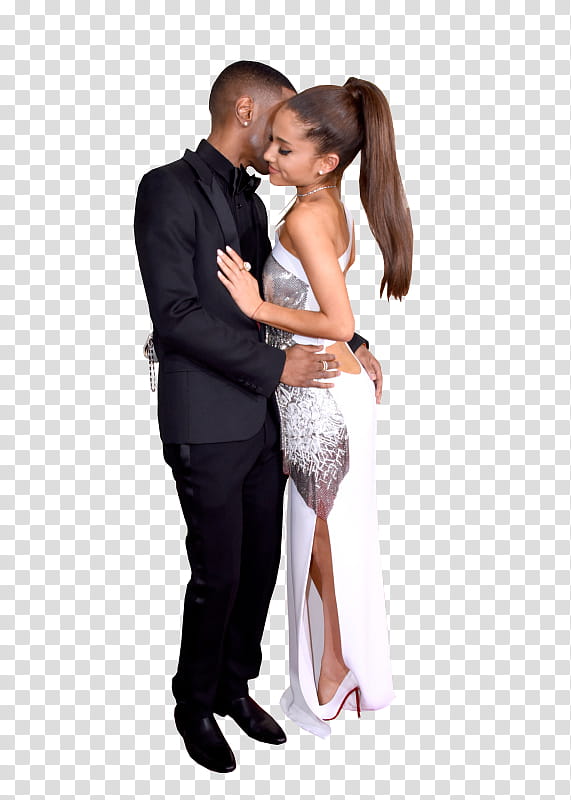 Ariana y Big Sean Singua editions transparent background PNG clipart