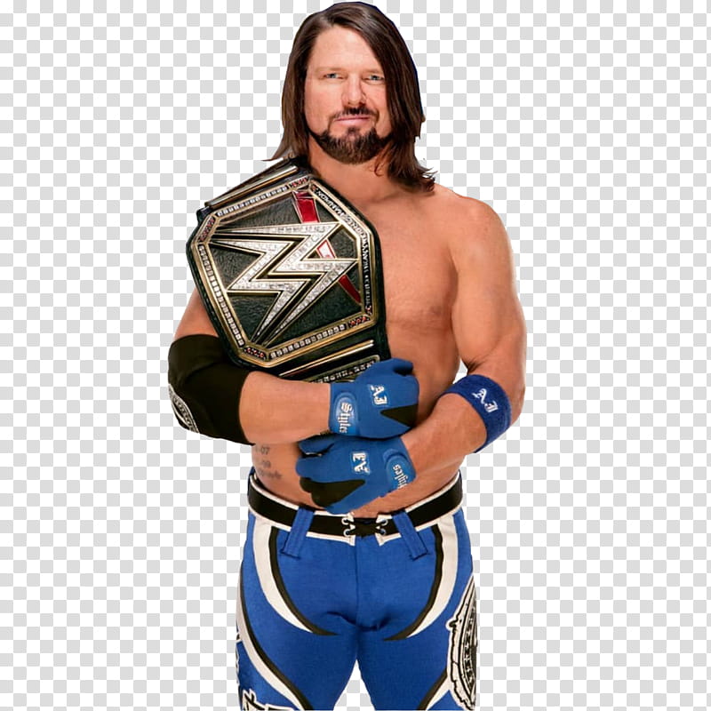 AJ Styles new render WWE Champion transparent background PNG clipart