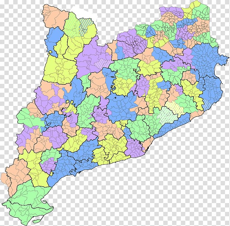 Map, Catalonia, Principality Of Catalonia, Comarca, Comarques Naturals De Catalunya, Catalan Language, Comarques De Catalunya, History transparent background PNG clipart