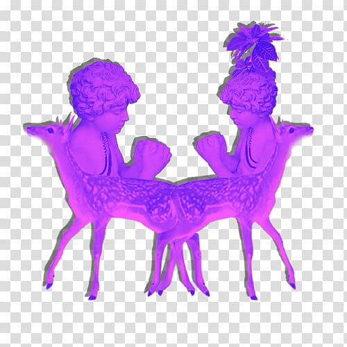 , purple deer and children illustration transparent background PNG clipart