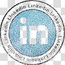 Free Stamp Social Network Icon V, Linkedin transparent background PNG clipart