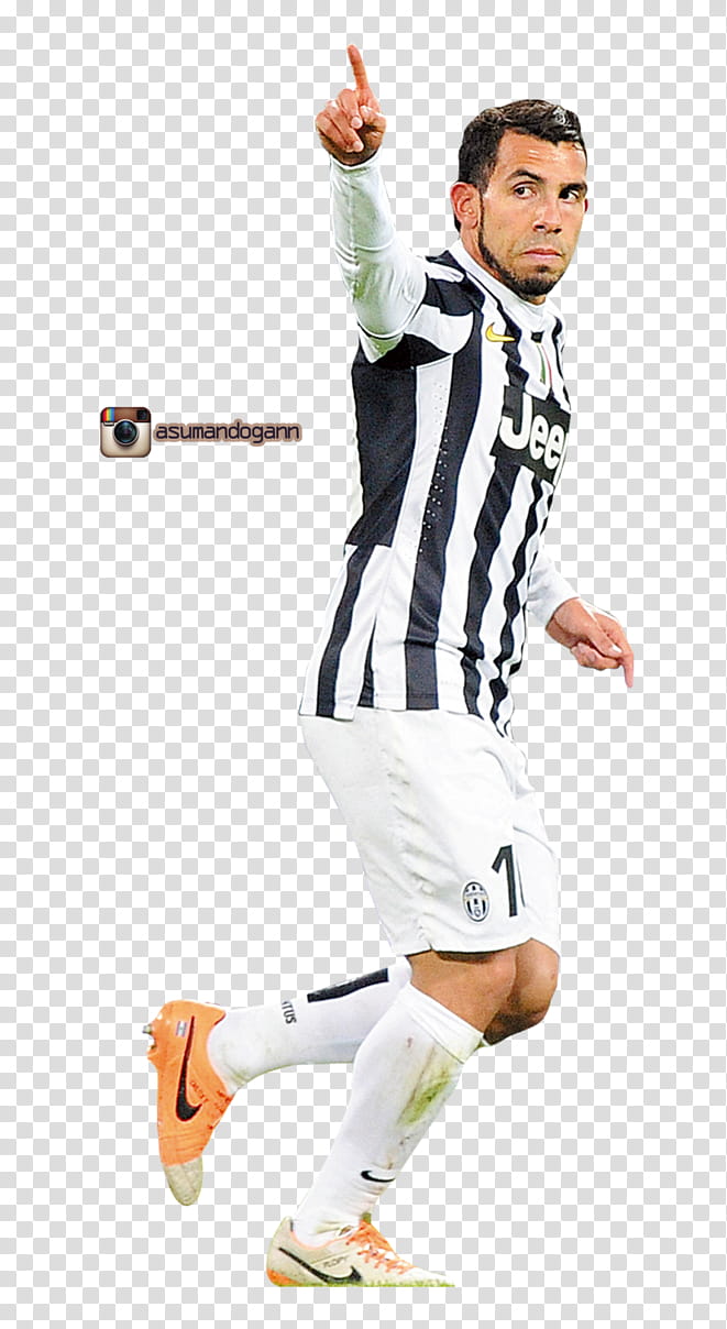Carlos Tevez, Juventus transparent background PNG clipart