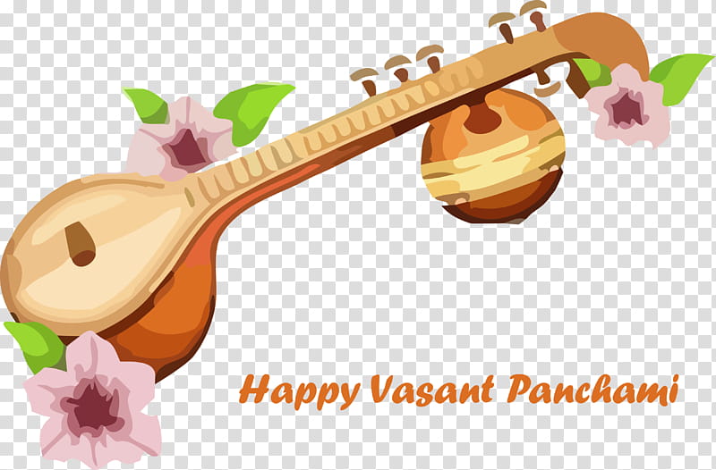 Vasant Panchami Basant Panchami Saraswati Puja, Musical Instrument, String Instrument, Veena, Plucked String Instruments, Indian Musical Instruments, Folk Instrument, Domra transparent background PNG clipart