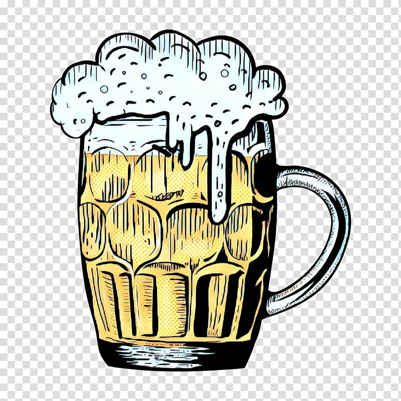 Retro, Pop Art, Vintage, Beer, Oktoberfest, Beer Glasses, Beer And Oktoberfest Museum, Mug transparent background PNG clipart