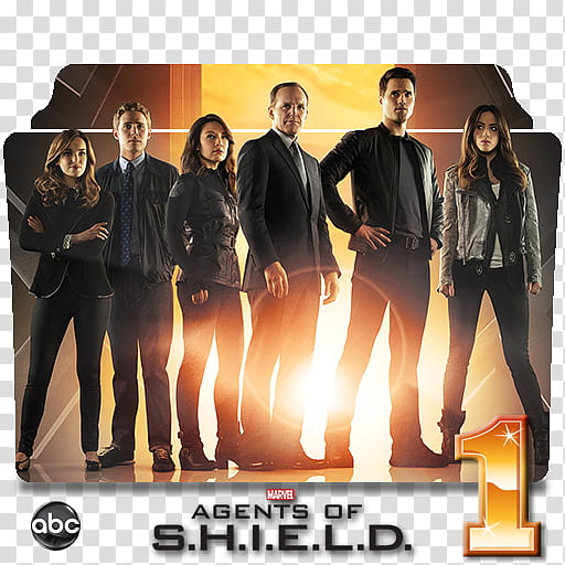 Marvels Agents of SHIELD season folder icons, Marvels Agents of SHIELD S ( transparent background PNG clipart