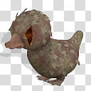 Spore creature Duckling eyeless zombie transparent background PNG clipart