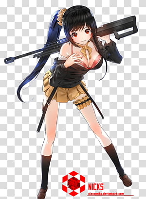 Death weapons gun girl anime HD wallpaper  Peakpx