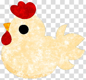 The icons of pretty chickens, niwatori-pose- transparent background PNG clipart