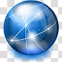 Oxygen Refit, neverball, blue marble toy icon transparent background PNG clipart