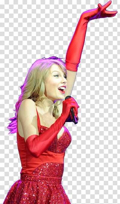 Taylor Swift Red Tour transparent background PNG clipart