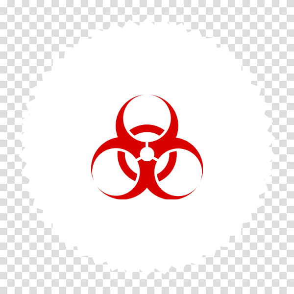 Red Banner, Biological Hazard, Sticker, Hazard Symbol, Decal, Sign, Logo, Warning Sign transparent background PNG clipart