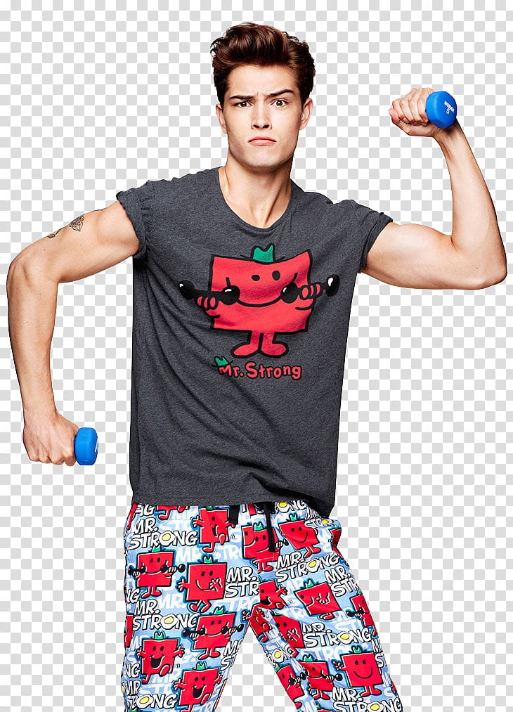 Francisco Lachowski, man in gray and red t-shirt and white shorts transparent background PNG clipart