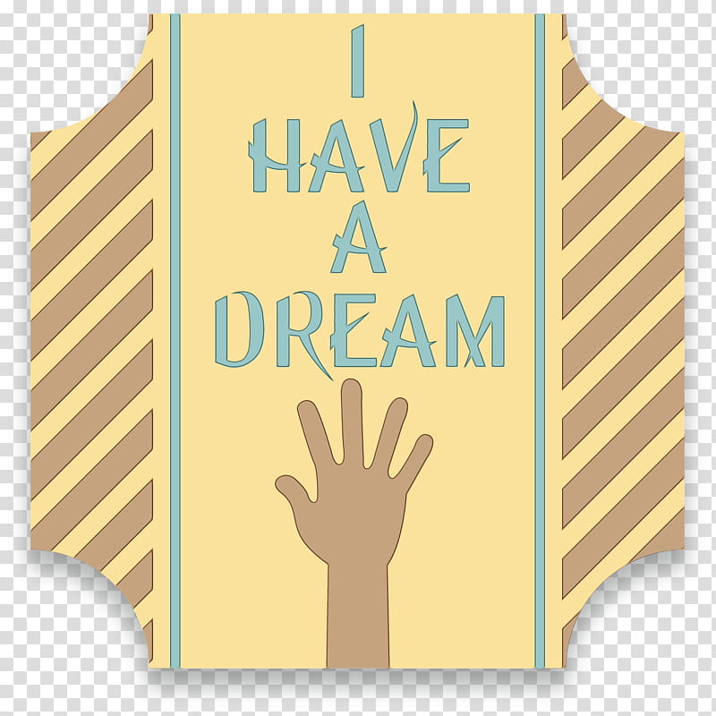 yellow text hand font finger, Mlk Day, Martin Luther King Jr Day, Watercolor, Paint, Wet Ink, Gesture, Paper Product transparent background PNG clipart